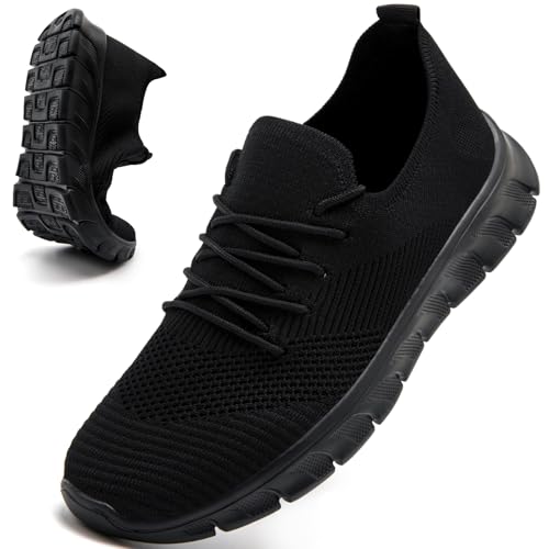 Mens Running Shoes Tennis Sneakers Gym Walking Slip On Lightweight Breathable Comfortable Fashion