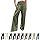 Offerte Lampo del Giorno Pantaloni Lino Donna Estivi Casual Pantaloni Larghi Elastica Vita Alta Leggeri Elegante Gamba Dritta Palazzo Comodi Pantaloni da Spiaggia con Tasche (Army Verde, M)