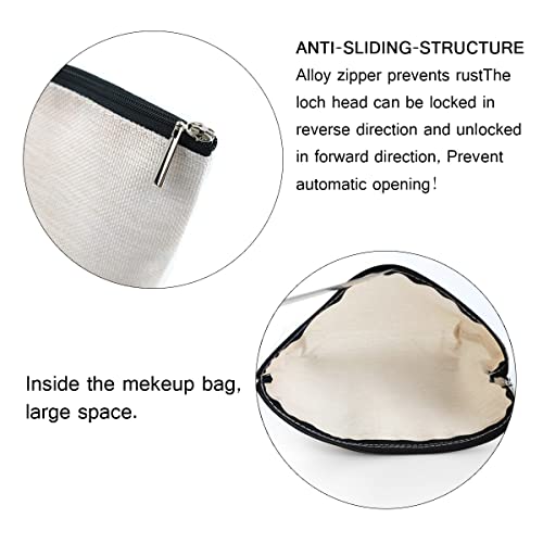 LANBAIHE Black Girl Magic-African American Makeup Bag Travel Cosmetic Bag Black Girl,Women Gift Inspirational Gifts,Gifts for Friends,Sisters,Birthday Gifts,Thanksgiving Gifts - Image 6