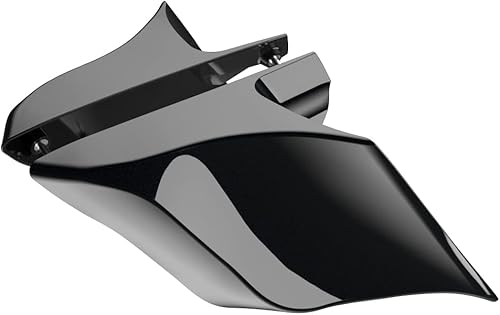 Miniatura 144 de Advanblack Barracuda - Cubiertas laterales estiradas plateadas (brillantes), paneles extendidos para Harley Touring Street Glide Road Glide Electra