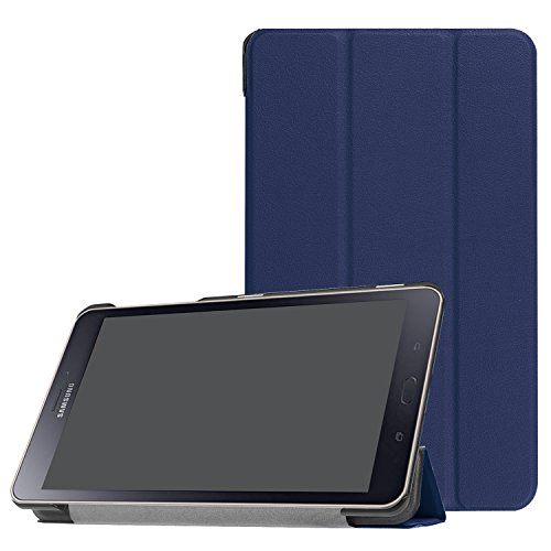 Samsung Galaxy Tab A 8.0 2017 T380/T385 Case, Ultra Compact Slim Lightweight 3-Folding Standing Cover Case for Samsung Galaxy Tab A 8.0 2017 T380/T385 Android Tablet (Nevy Blue)