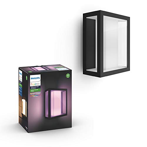Philips Hue White and Color Ambiance Applique murale Extérieure en aluminium Noir