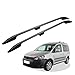 Produktbild RC Royal Class Dachreling aus Aluminium eloxiert passend für VW Caddy 3 ab 2010 bis 2020 passgenau in Schwarz mit Allgemeiner Betriebserlaubnis (ABE)