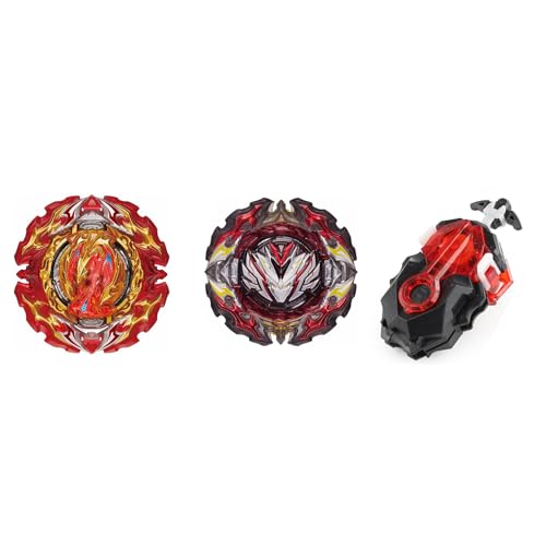 Netoke Peonzas Estadio Conjunto, 4D Metal Fusion Peonzas, Juguetes Clásicos Regalo para Niños, Modelo: B-195+B-191-02