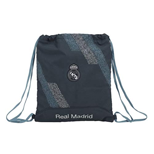 Safta Real Madrid 2 Bolsa de Cuerdas para el Gimnasio 40 cm  Azul