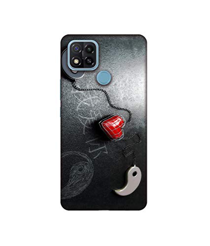 Image of Solimo Plastic Designer Chinnese Yin and Yang 3D Printed Hard Back Case Backcase for Mobile Cover for Oppo A15, Multicolor