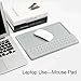 Buwico 2 in 1 Silicone Keyboard Wrist Rest Pad Wrist Support Keyboard Mat Wrist Rest Mouse Pad for Apple Magic Keyboard 2 (Black)