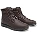Athlefit Casual Men's Hiking Boots Fashion Brown Combat Boots Lace up Low Heel Comfortable Ankle Booties Size 13