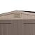 Keter Factor 6x3 Outdoor Storage Shed Kit-Perfect to Store Patio Furniture, Garden Tools Bike Accessories, Beach Chairs and Push Lawn Mower, Taupe & Brown