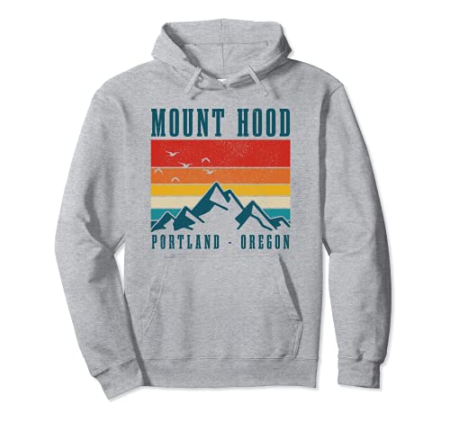 Mount Hood Portland Oregon Vintage USA Souvenir Sudadera con Capucha