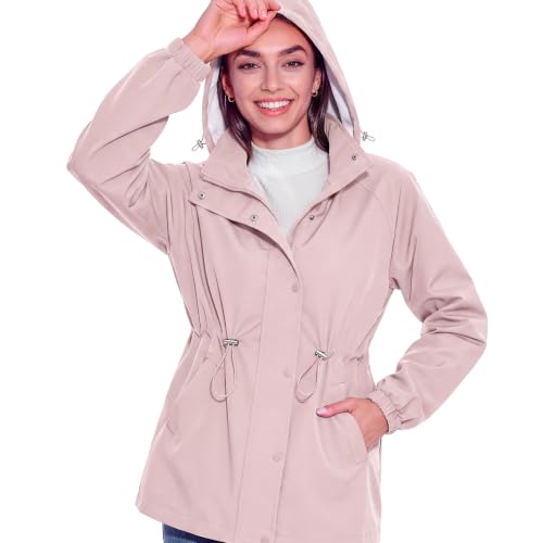 Dusty Rose Trench Coat