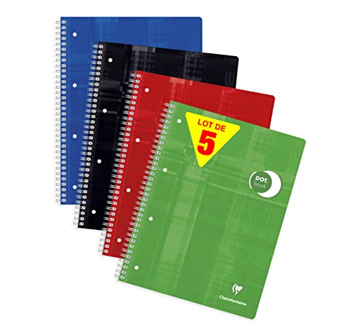 Cahier à spirale Clairefontaine A4+ avec réglure DOT à points et feuilles détachables