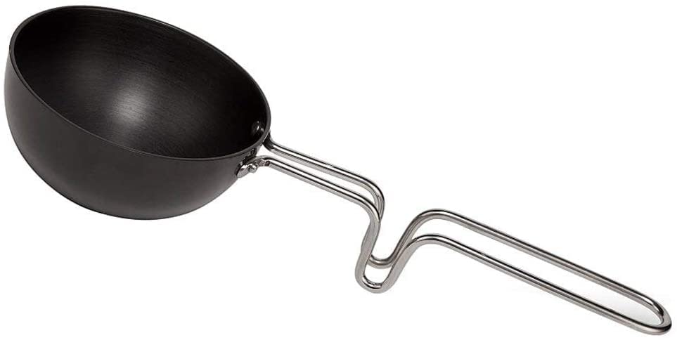 Satre Online and Marketing Aluminium Kadai Deep Pan Size No-13 with Non Stick Aluminium Tadka Pan(Fry Pan) Size No-6 Set of 2 - Image 3