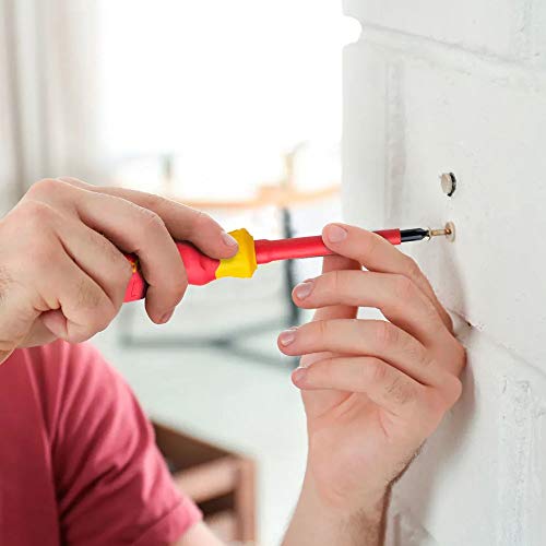 STANLEY Chave Phillips VDE Ph3 6mm x 100mm Vermelho e Amaerlo STMT60171