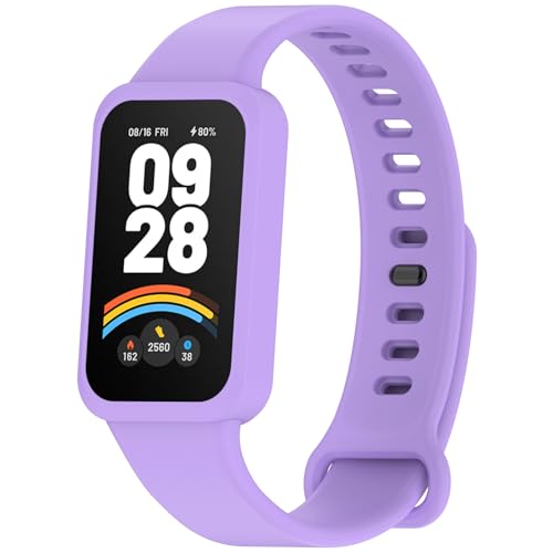 for Xiaomi Band 9 Active �����o���h �V���J�Q���X�g���b�v for Redmi Smart Band 3 �����o���h �V���R���� �_�炵���ւ��x���g �ʋC�� �h���h�L �X�}�[�g�E�H�b�`�x���g �������߉\ �j�����p (�p�[�v��) [