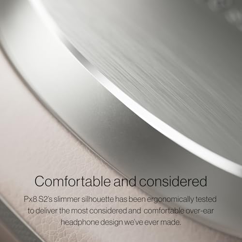 Image of Bowers & Wilkins Px8 S2 Wireless Over-Ear Headphones, Warm Stone