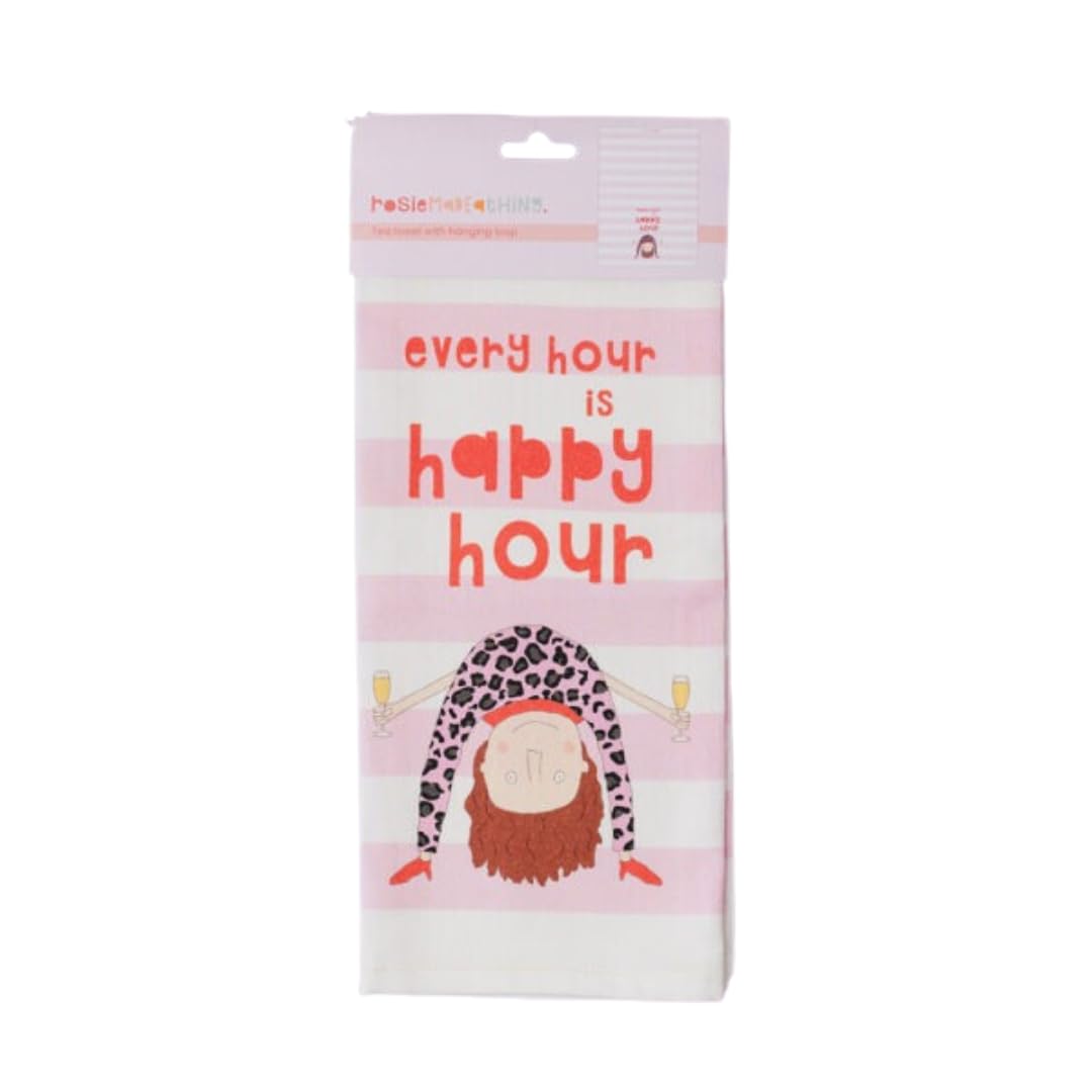 Rosie Made A Thing - Tea Towel - Happy Hour