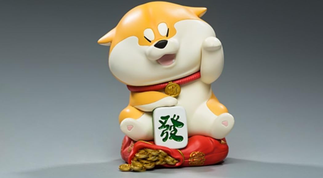 Lucky Shiba Inu Goji Model Gift Animal Decoration