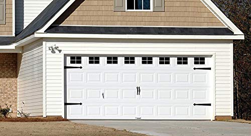 Decorative Faux - VINYL Decals - Garage Door Windows (2 Car Garage)