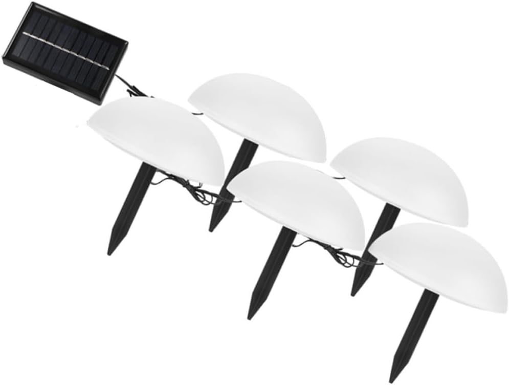 DOITOOL Solar Powered Hemisphere Garden Lights, In-ground Landscape Lamps White Light, Outdoor Solar Yard Decor for Pathway and Courtyard Lighting
