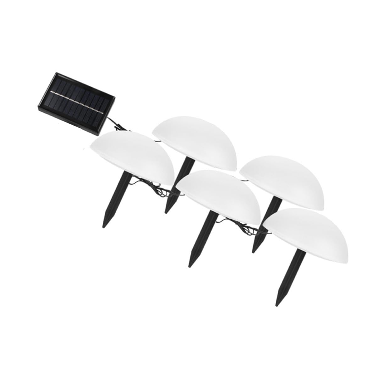 Anneome Solar Hemisphere Light Outdoor Garden Landscape Lamp Ground Stake Light for Lawn Decoration