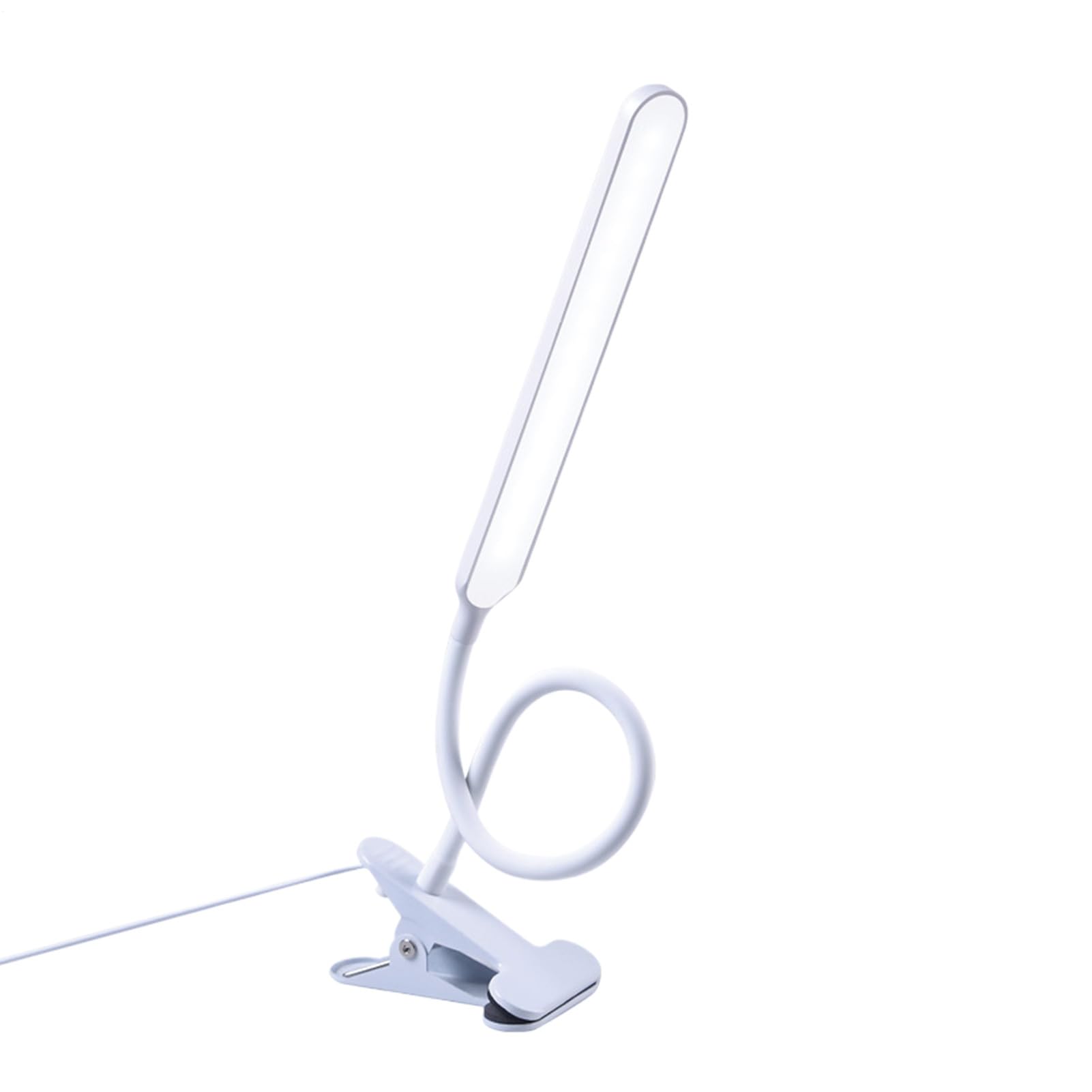 Genérico Luz De Escritorio | Lámpara De Mesa Con Brazo Articulado Y Pinza | Luz LED USB Cuidado Ojos Para Estudio Lectura Pintura | Dormitorio Infantil Habitación Salón Hogar Estudio