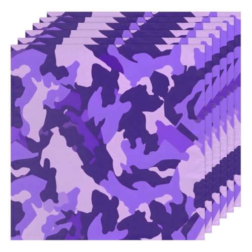 Servilletas de tela multicolor 20 x 20 pulg set 6 miniatura 1