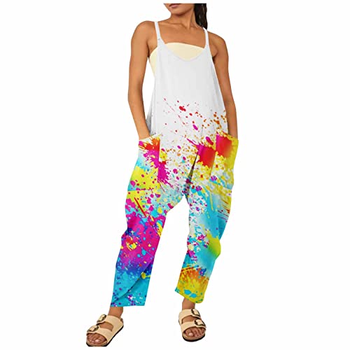 Jumpsuit Latzhose Damen Baumwolle,Jumpsuit Carmen Ausschnitt,Arbeitslatzhose Frauen,Einteiler Damen Sommer,Jumpsuit Blau Festlich,Jumpsuit Hochzeit Weiß,Jumpsuit Festlich Kurz