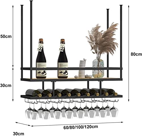 Casier à vin de plafond suspendu pour sécuriser vos verres précieux - 3