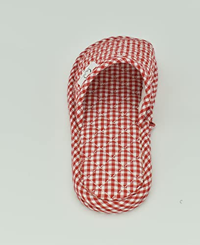 Image of Ultralight Soft Indoor Open Toe Cotton linen Slippers Absorb Sweat Cloth Bottom House Slippers