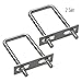 FOCMKEAS 2 Sets 304 Stainless Steel Square U-Bolts 2.75