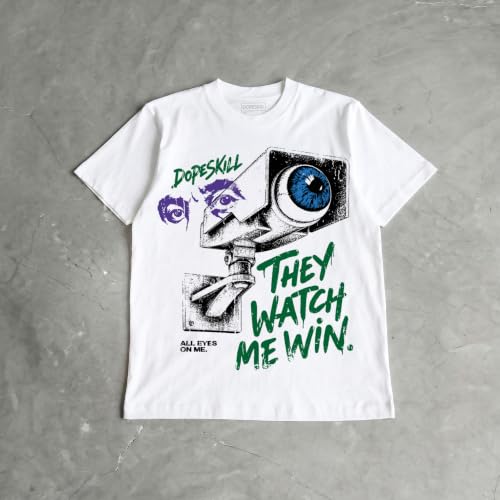 Image of DopeSkill Graphic Tee Streetwear Hip Hop Hypebeast Unisex T-Shirt Sneaker Colour Matching Shirts Rapper Mouth