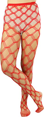 Image of ToBeInStyle Women's Large Mesh Fishnet Patterned Pantyhose Tights