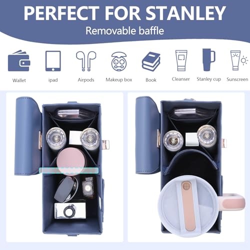 Stanley Cup Purse, Crossbody Bag with Water Bottle Holder, Adjustable Women Shoulder Strap for Stanley Cup Tumbler 40 oz2