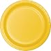 75-Count Value Pack Paper Dessert Plates, Schoolbus Yellow