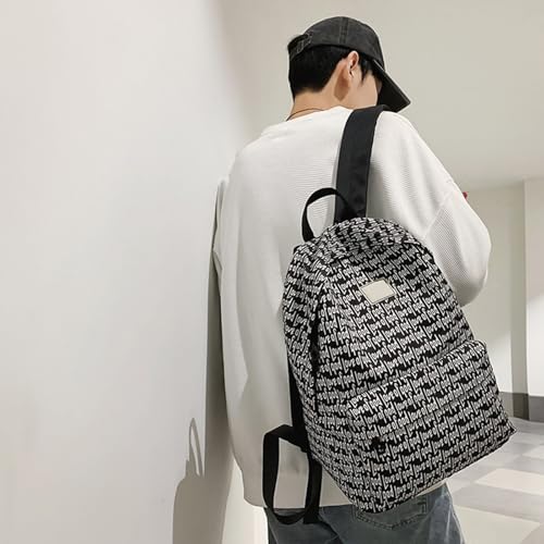 Sac à dos ordinateur portable sac d'école nylon imperméable pour étudiante - 6