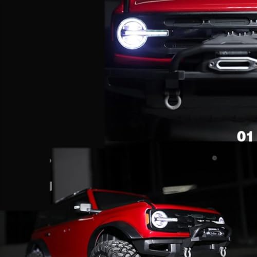 Luces Vehículo RC Evita Pérdida Visibilidad en TRX4 2
