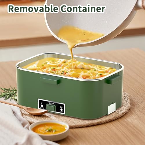 IFENROL Electric Lunch Box for Adults, 1.8L 100W Heating Lunch Box for Men - image 5