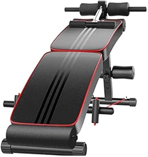 UK Fitness Foldable sit up bench AB Workout Bench Foldable Abdominal Core Ab Crunch Strength Training Bench Resistance Bands