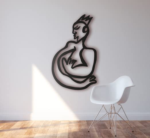 'Sibylle salvar Maier pared escultura "El Rey de arte moderno – Plástico – Escultura de metal 60 x 100 cm