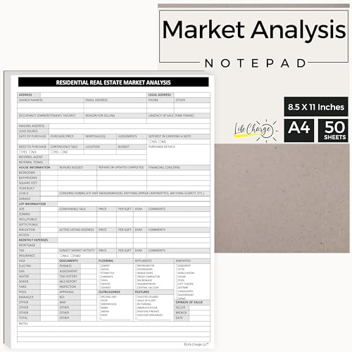 Analyse du marché de l'immobilier bloc-notes résidentiel 50 sheets pad pour estimation - 3