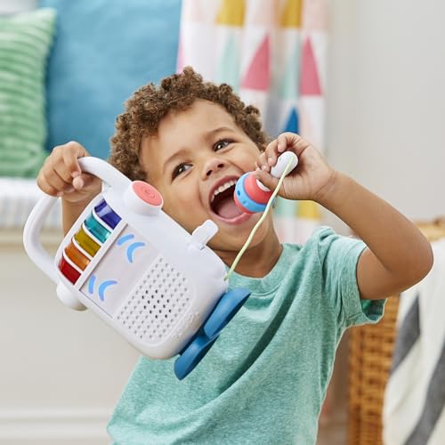 Microphone de karaoké avec modulateur vocal et enceinte Bluetooth Playskool - 4