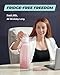 WEMOH Breast Milk Cooler Bottle - 12H+ Ice-Cold/24H Safe Storage, Compatible with Spectra Pumps, TSA Approved Travel Chiller, 18oz (2x9oz) Lightweight Leakproof Container for Work, Pink