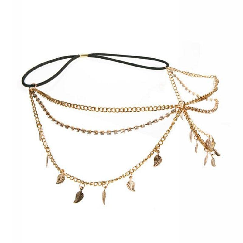 MYADDICTION Boho Tassel Crystal Leaf Metal Headband Chain Jewelry Head Piece Hair Band Clothing, Shoes & Accessories | Womens Accessories | Hair Accessories MYADDICTION Boho Tassel Crystal Leaf Metal Headband Chain Jewelry Head Piece Hair Band Clothing, Shoes & Accessories | Womens Accessories | Hair Accessories