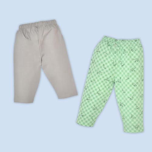 Image of LuvLap Baby Boys & Girls 100% Cotton Night Suit, Pack of 2