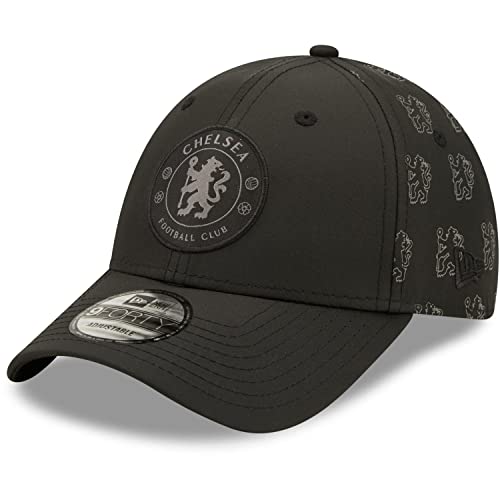 New Era 9Forty Strapback Cap - FC Chelsea all-over-print Black