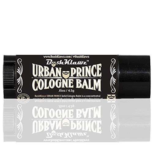 Bushklawz Urban Prince Travel Solid Cologne Balm - Refreshing Modern Urban Gentlemans Manly Scent Alcohol Free Travel Size Pocket Cologne Stick Best Fragrance Gift For Men #TOP2