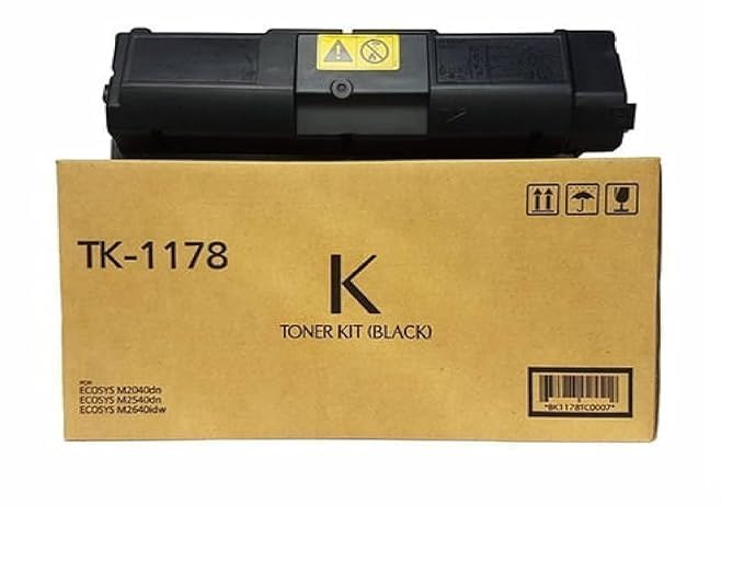 Image of INKTECH TK-1178 Toner Cartridge, Compatible with Kyocera Ecosys M2040dn M2540dn M2540dw M2640idw Printers, Black
