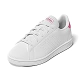 adidas Advantage Lifestyle Court Lace Sneakers, FTWR White/Pulse Magenta/Wonder Quartz, 38 2/3 EU