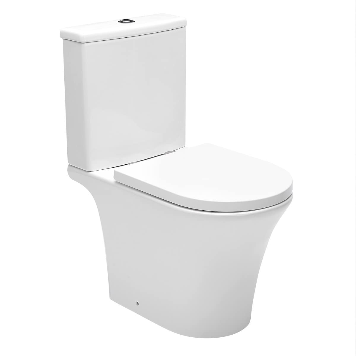 Swiss Aqua Technologies | Combi WC sin bridas | Con Tapa Softclose SATBRE030RREXVP | Relleno inferior